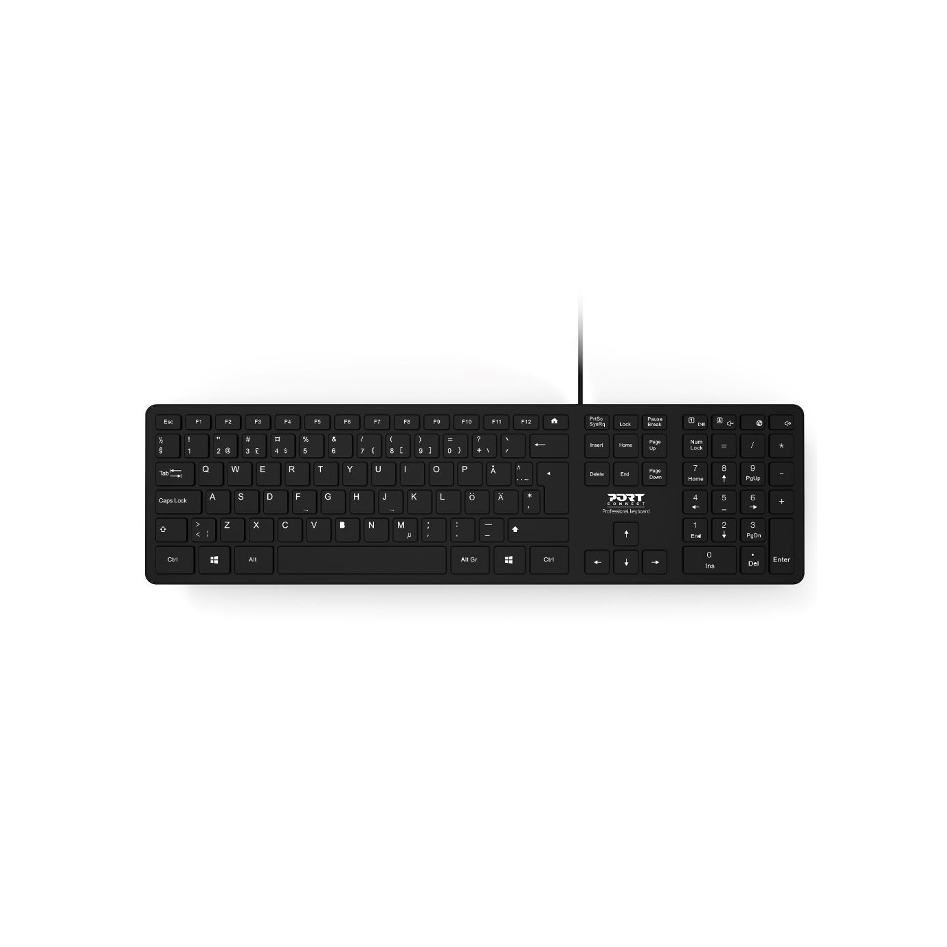 Port Designs 900754-UK Keyboards - Black