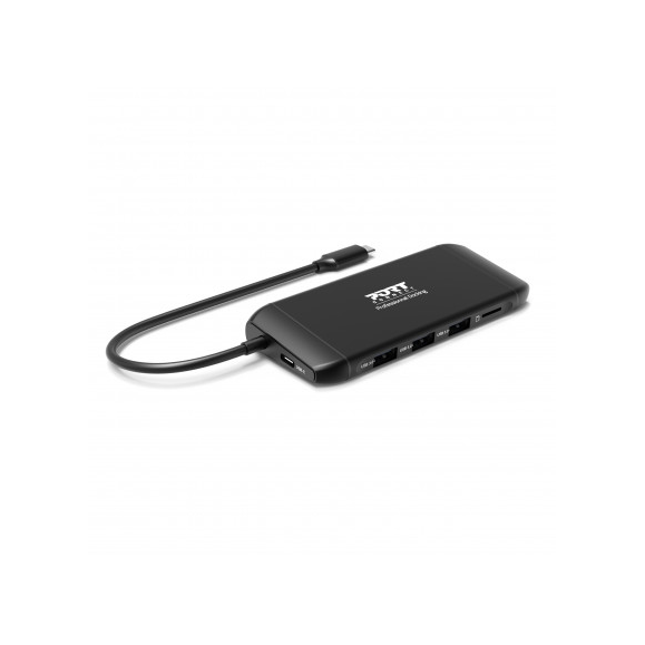 Port Designs 901913 interface hub USB 2.0 Type-C 5000 Mbit/s Black