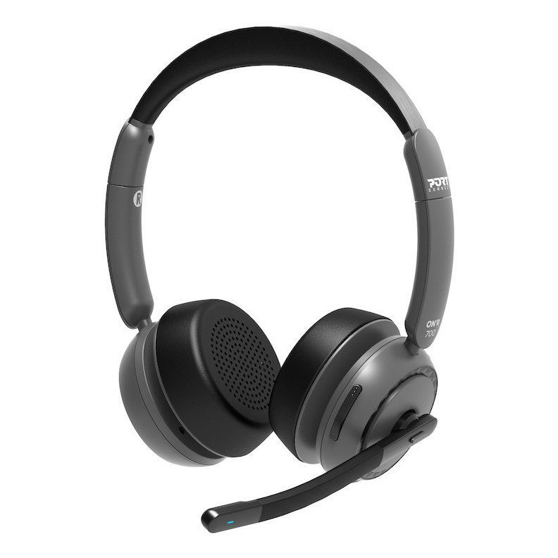 Port Designs 912003 headphones/headset Wired & Wireless Head-band Office/Call center Bluetooth Charging stand Black