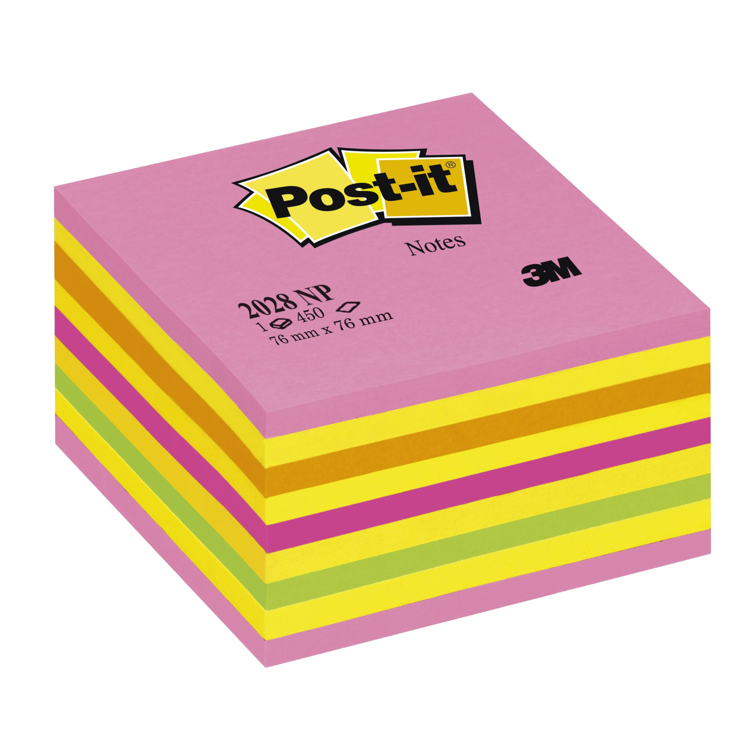 Post-It Würfel 2028NP writing notebook Multicolour