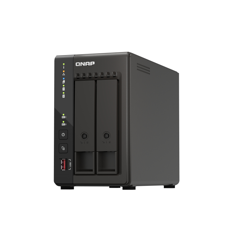 QNAP TS-253E NAS & Storage Servers - 8GB - Black