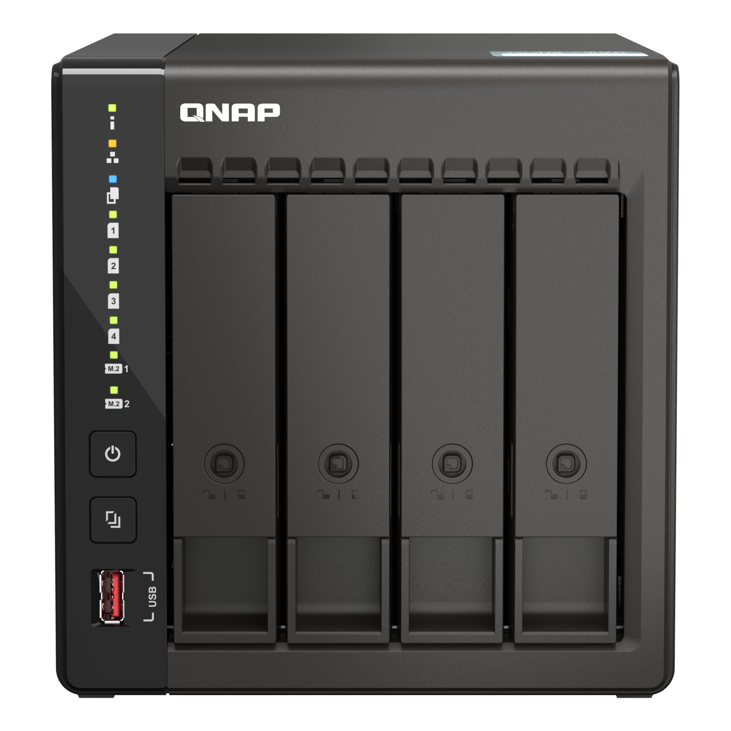 QNAP TS-453E NAS & Storage Servers - 8GB - Black