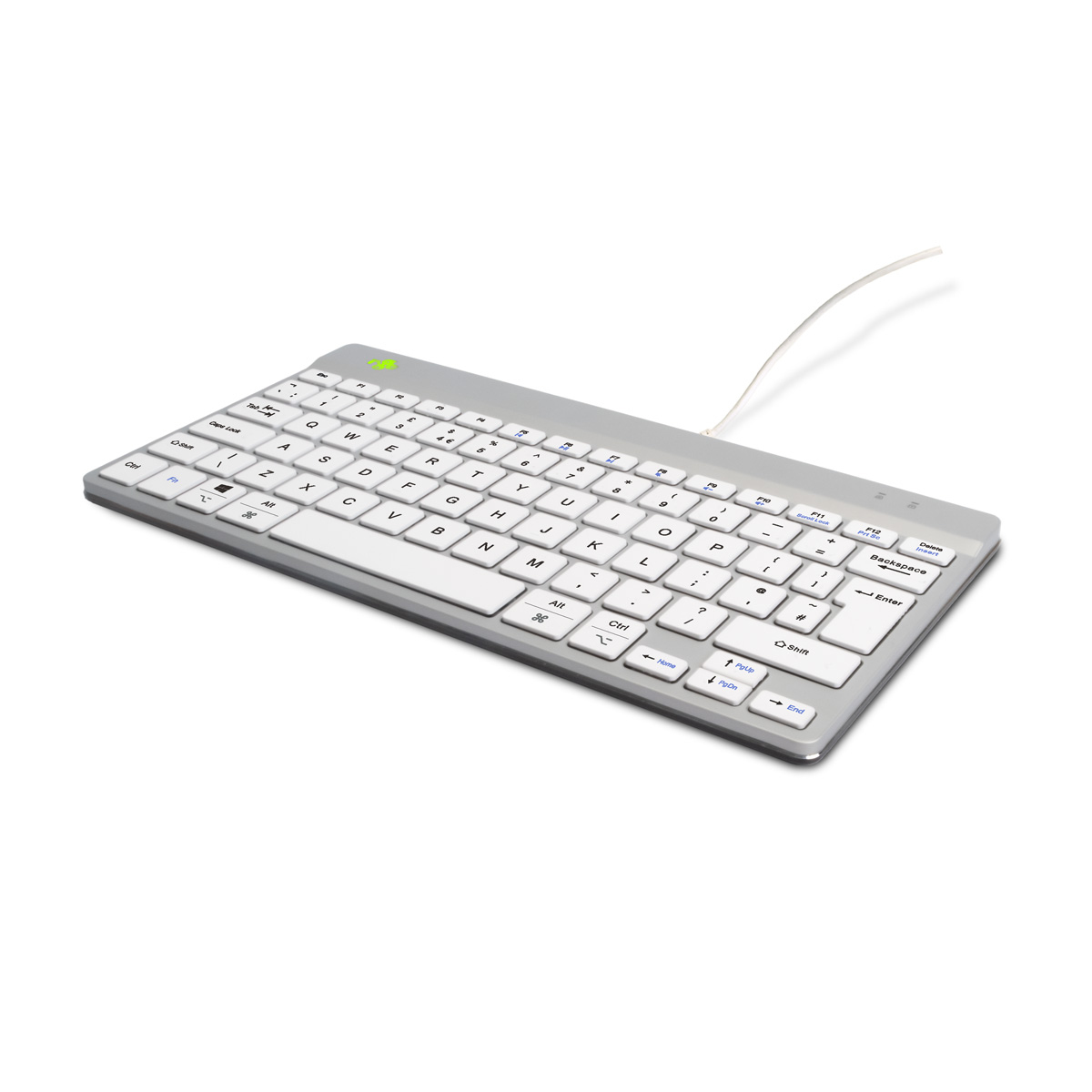 R-Go Tools Compact Break R-Go keyboard QWERTY (UK), wired, white