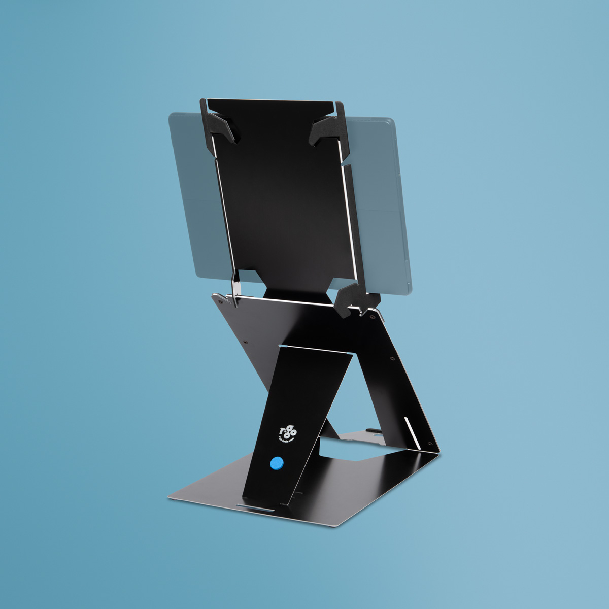 R-Go Tools Tablet and laptop stand R-Go Riser Duo, suitable for 10-22 inch screen, black