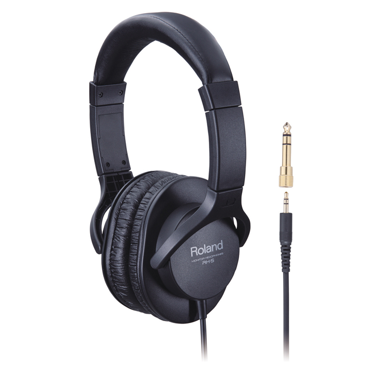 Roland RH-5 Headphones & Headsets - Black