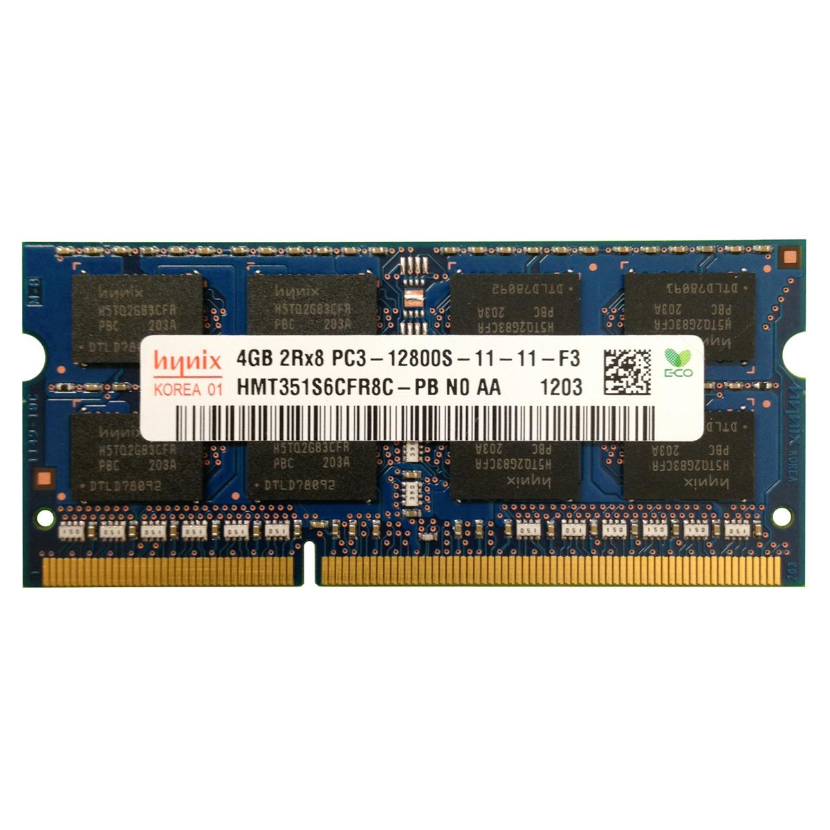SK Hynix 4GB (1*4GB) 2RX8 PC3-12800S DDR3-1600MHZ SODIMM