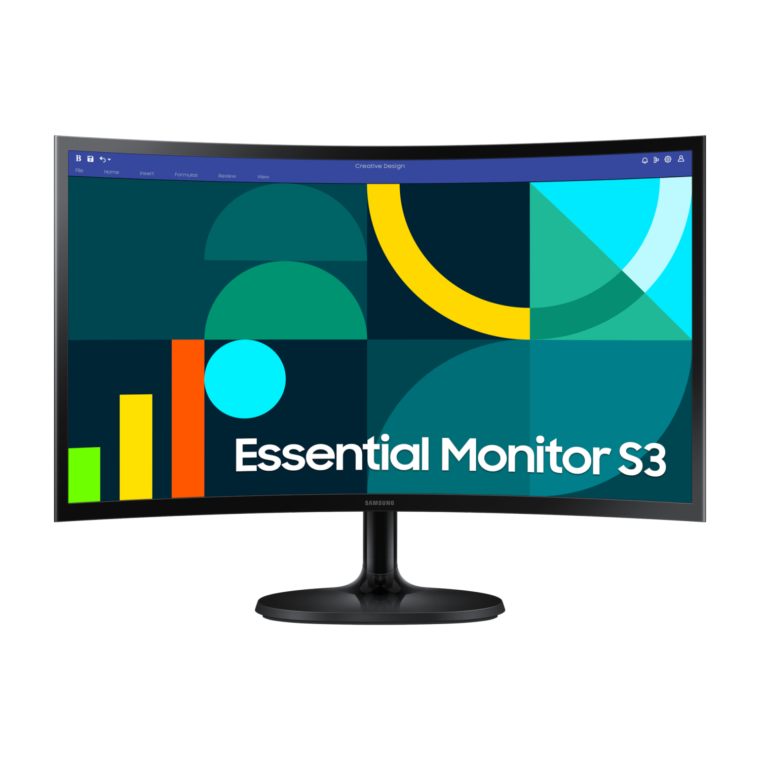 Samsung LS24D360GAUXXU Computer Monitors - 24 Inches - Black