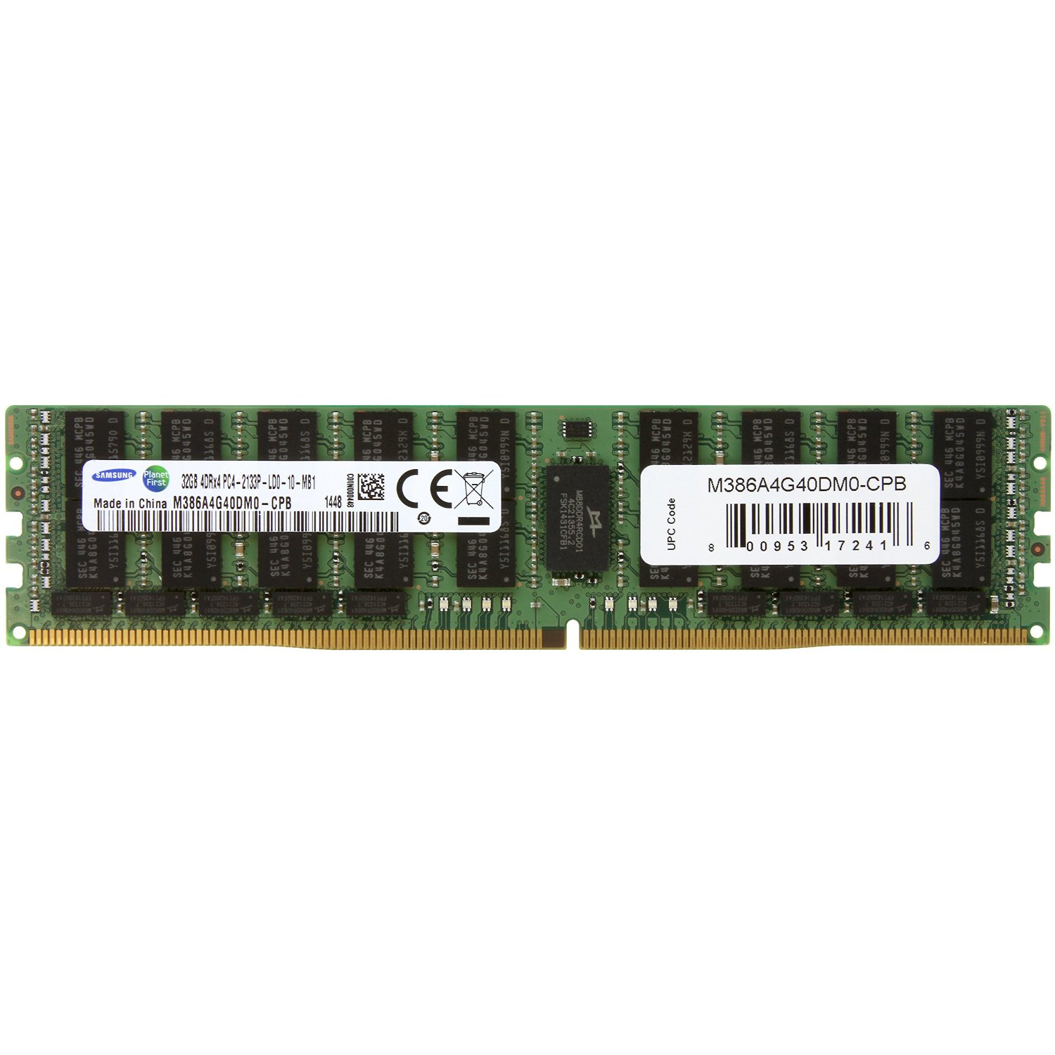 Samsung 32GB (1*32GB) 4RX4 PC4-17000P-L DDR4-2133MHZ LRDIMM