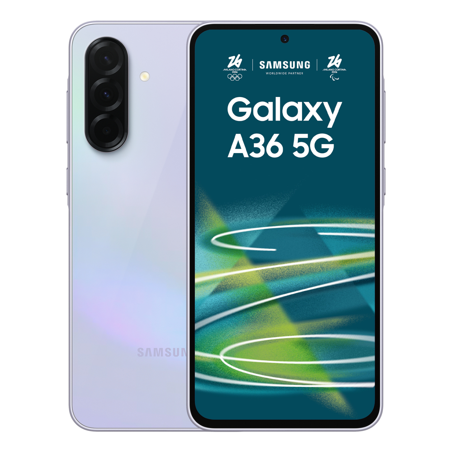 Samsung Galaxy A36 17 cm (6.7") Dual SIM Android 15 5G USB Type-C 6 GB 128 GB 5000 mAh Lavender