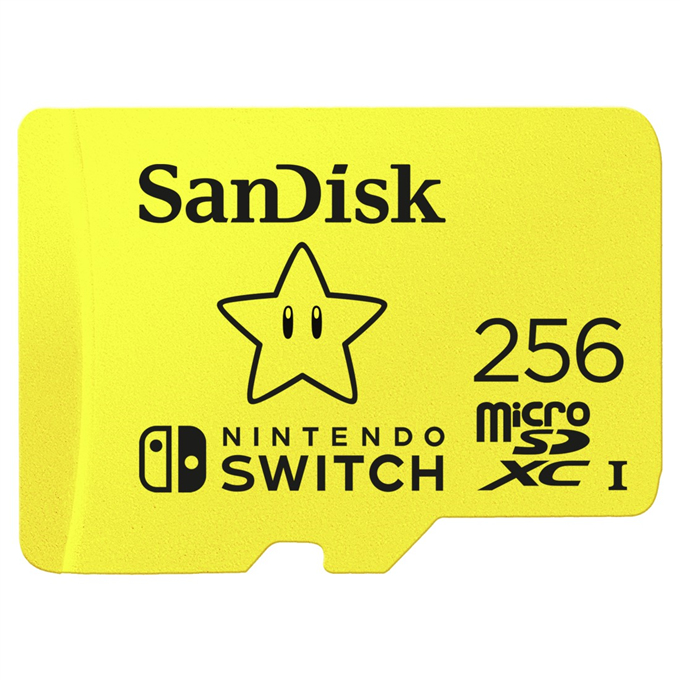 SanDisk SDSQXAO-256G-GNCZN Memory Cards - Yellow