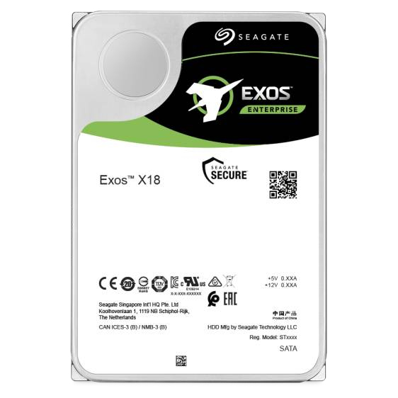 Seagate EXOS X18 18TB 7.2K 6G 3.5INCH SATA HDD