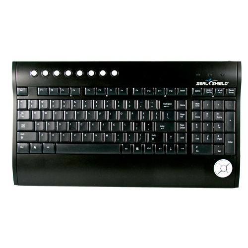 Seal Shield SILVER SURF keyboard RF Wireless English Black