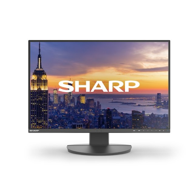 Sharp EA242W Computer Monitors - 24 Inches - Black