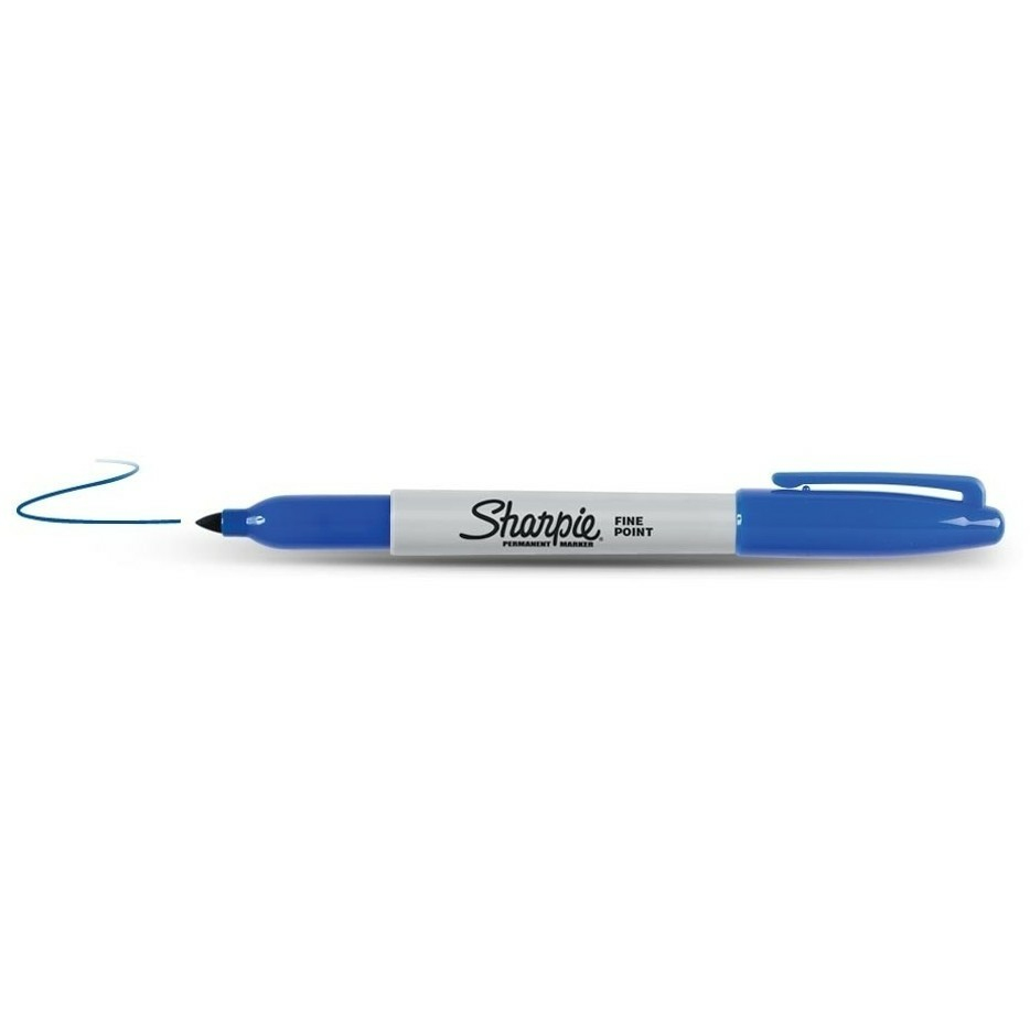 Sharpie Fine Point permanent marker Fine tip Blue