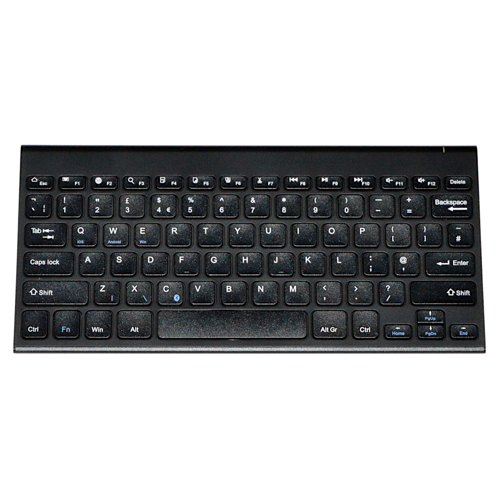 ShortBoard Bluetooth Rechargeable Mini Low Profile Scissor Switched Keyboard