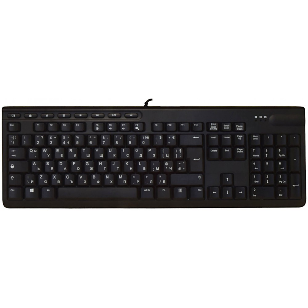 ShortBoard Bulgarian/UK Keyboard Black