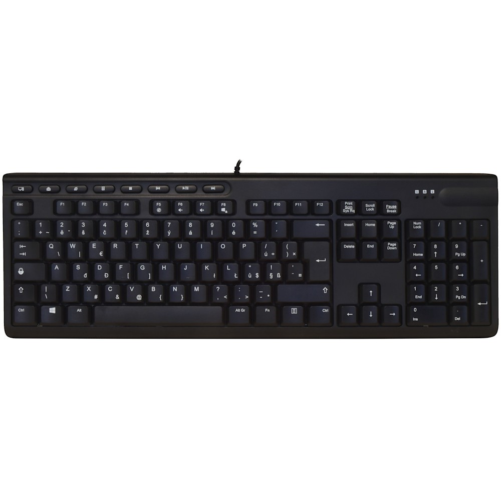 ShortBoard Czech (QWERTY) Keyboard Black