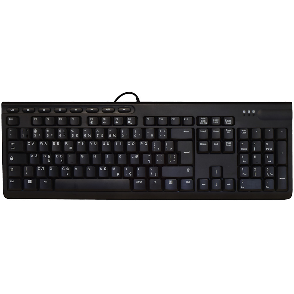 ShortBoard US International Keyboard Black