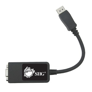 Siig CB-DP0082-S1 Video Cable Adapters - Black