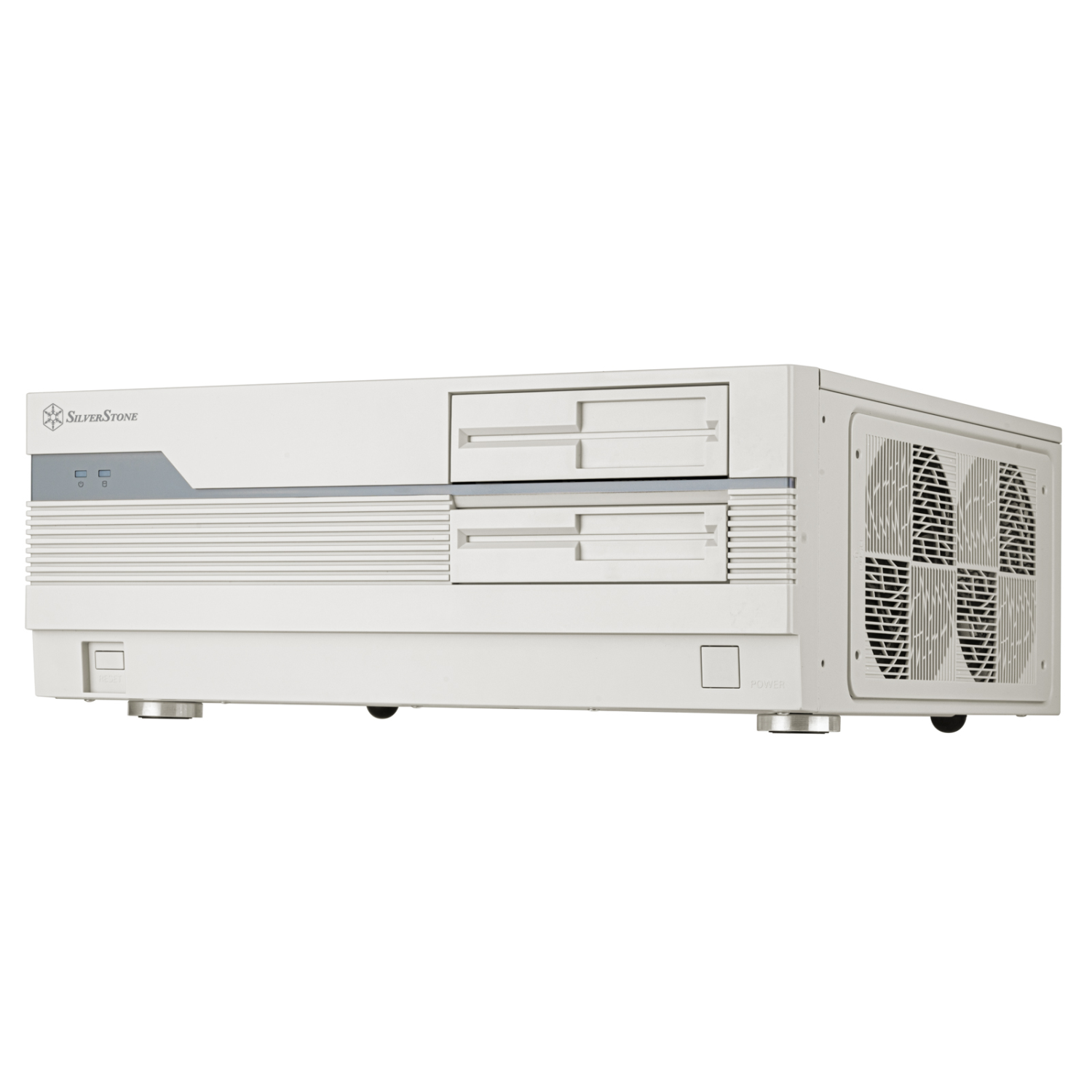Silverstone FLP01 Computer Cases - White