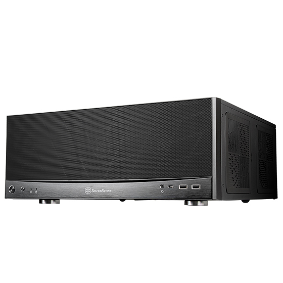 Silverstone GD11B Computer Cases - White