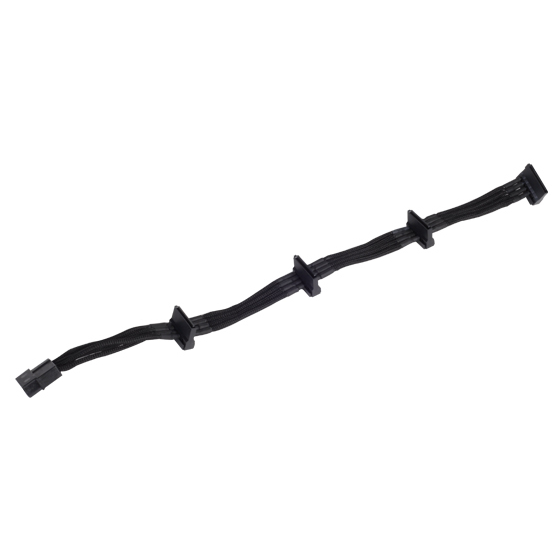 Silverstone 4xSATA Internal Power Cables - Black