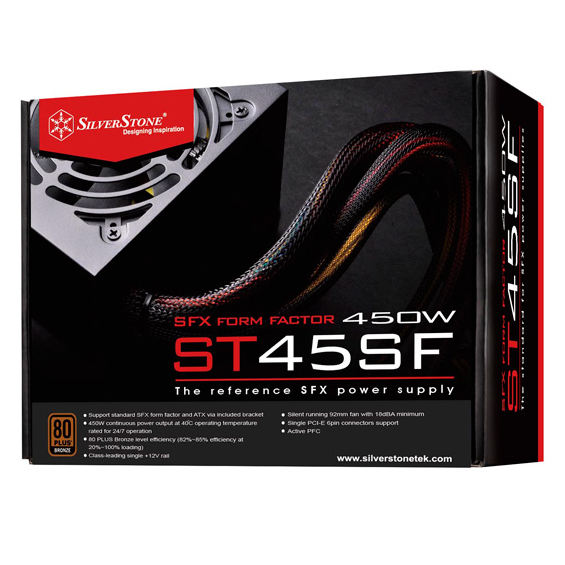 Silverstone 450w SFX Series 80Plus Bronze PSU
