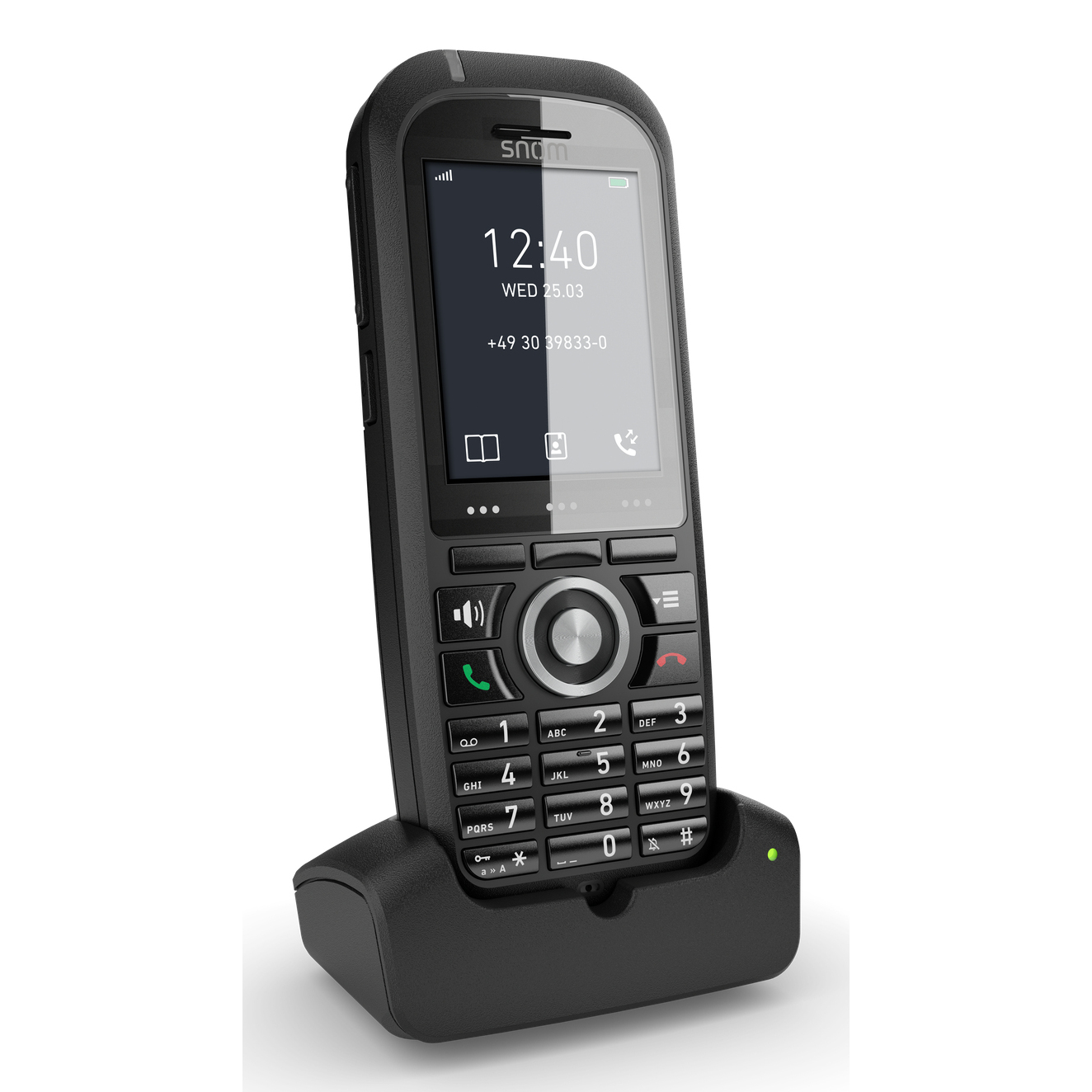 Snom M70 DECT telephone handset Caller ID Black