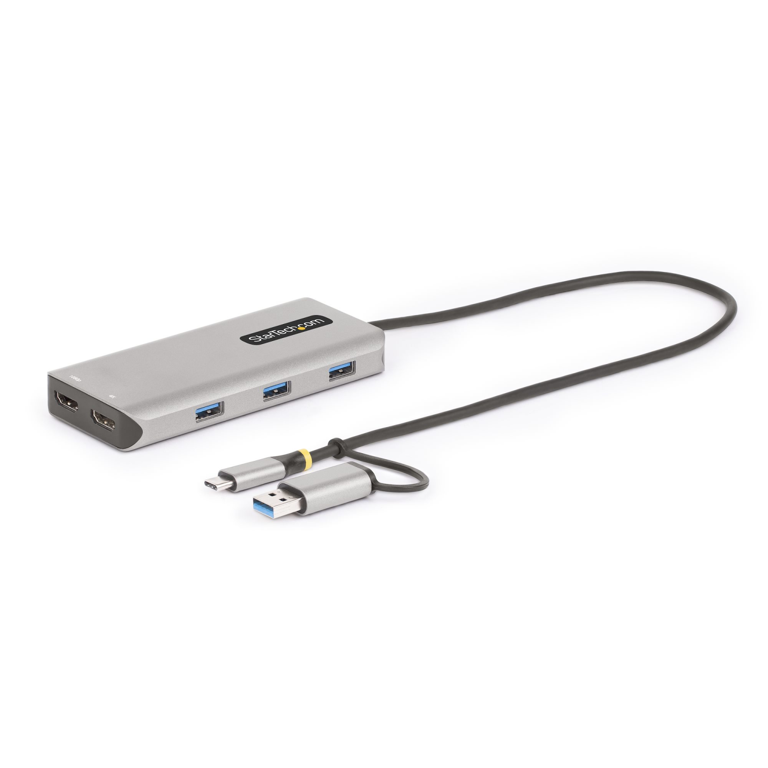 StarTech.com 4K30Hz Laptop Docks & Port Replicators - Silver