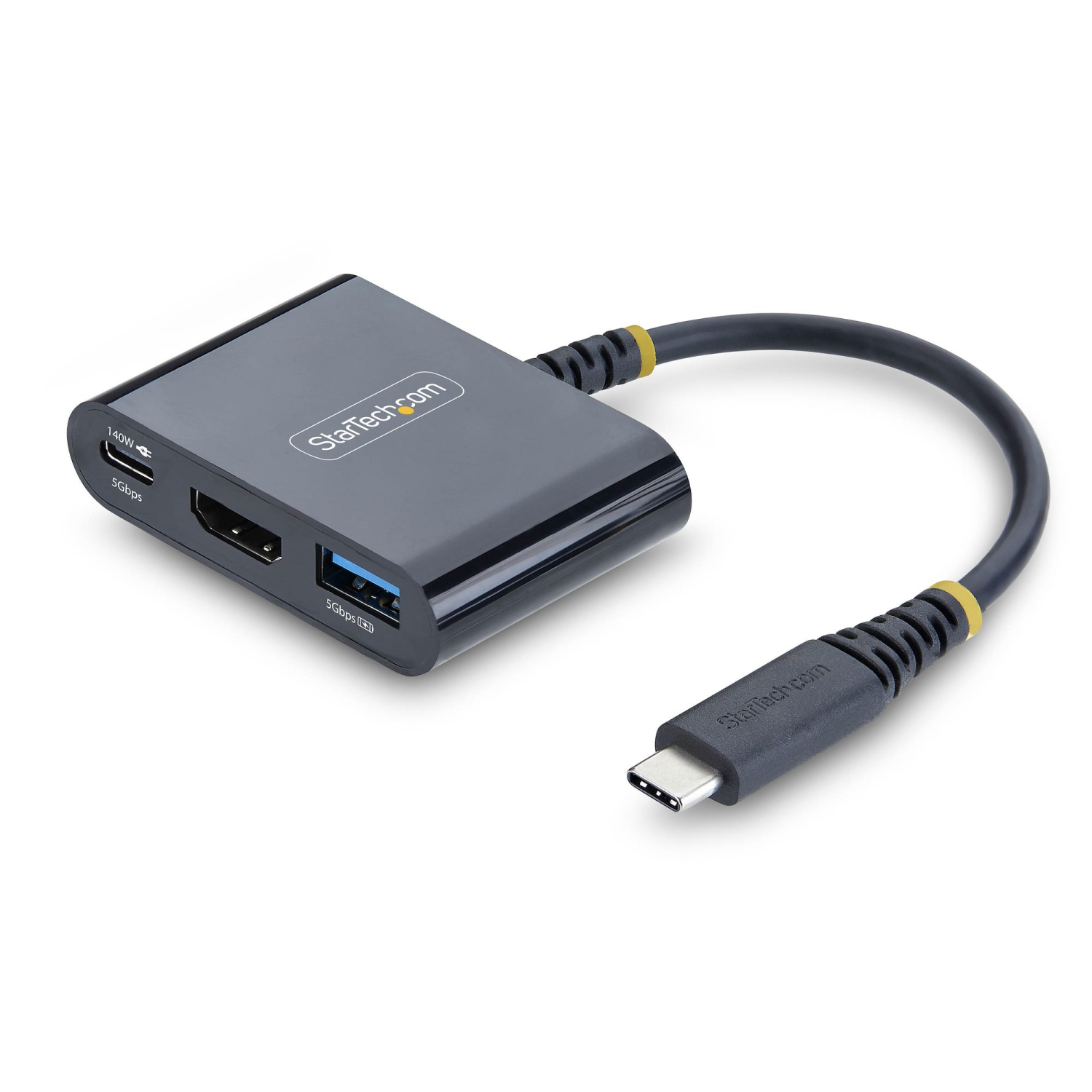 StarTech.com 140W Laptop Docks & Port Replicators - Black