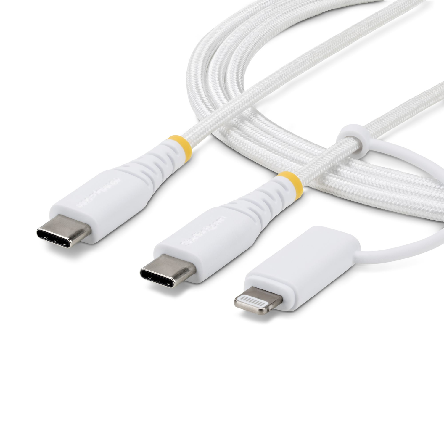 StarTech.com 2-IN-1 USB Cables - White