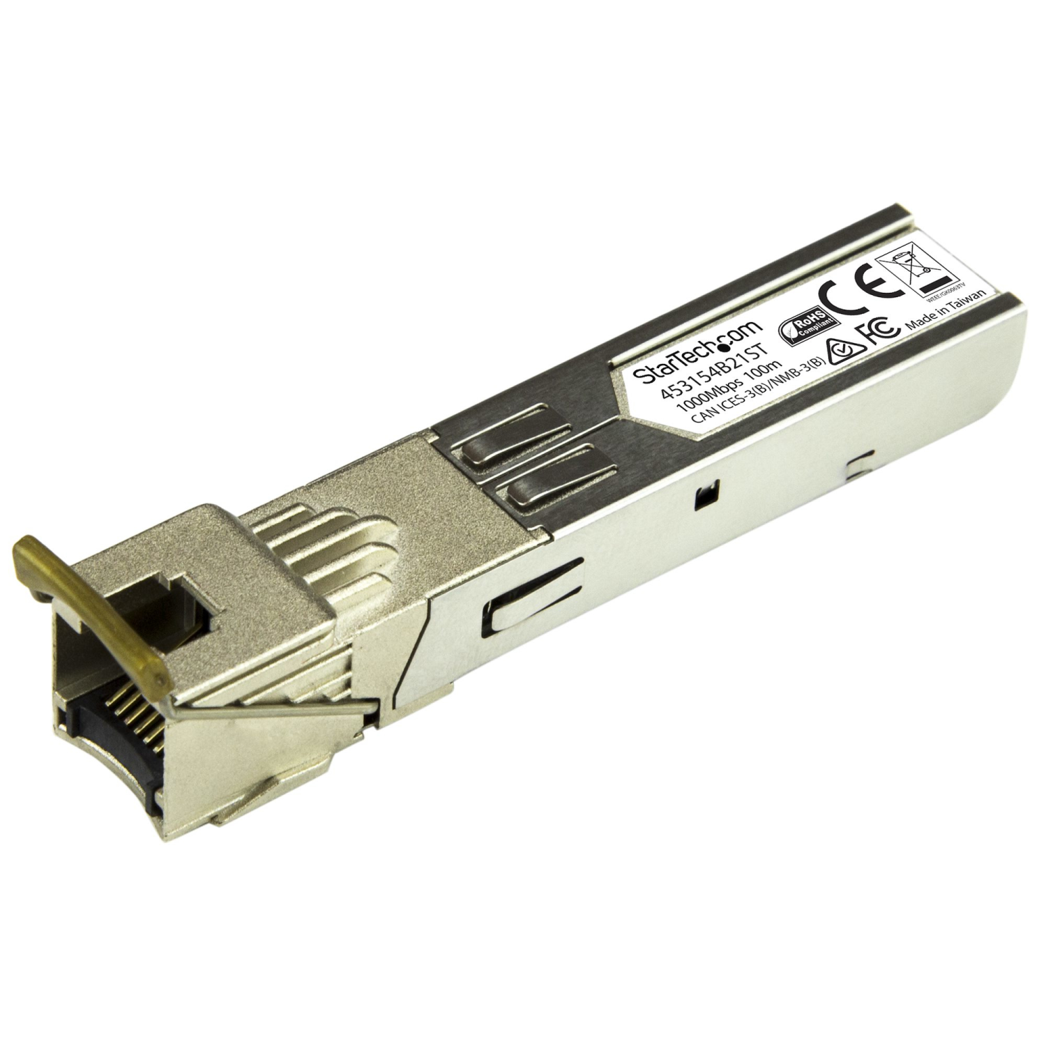 StarTech.com RJ45 Network Transceiver Modules - Silver