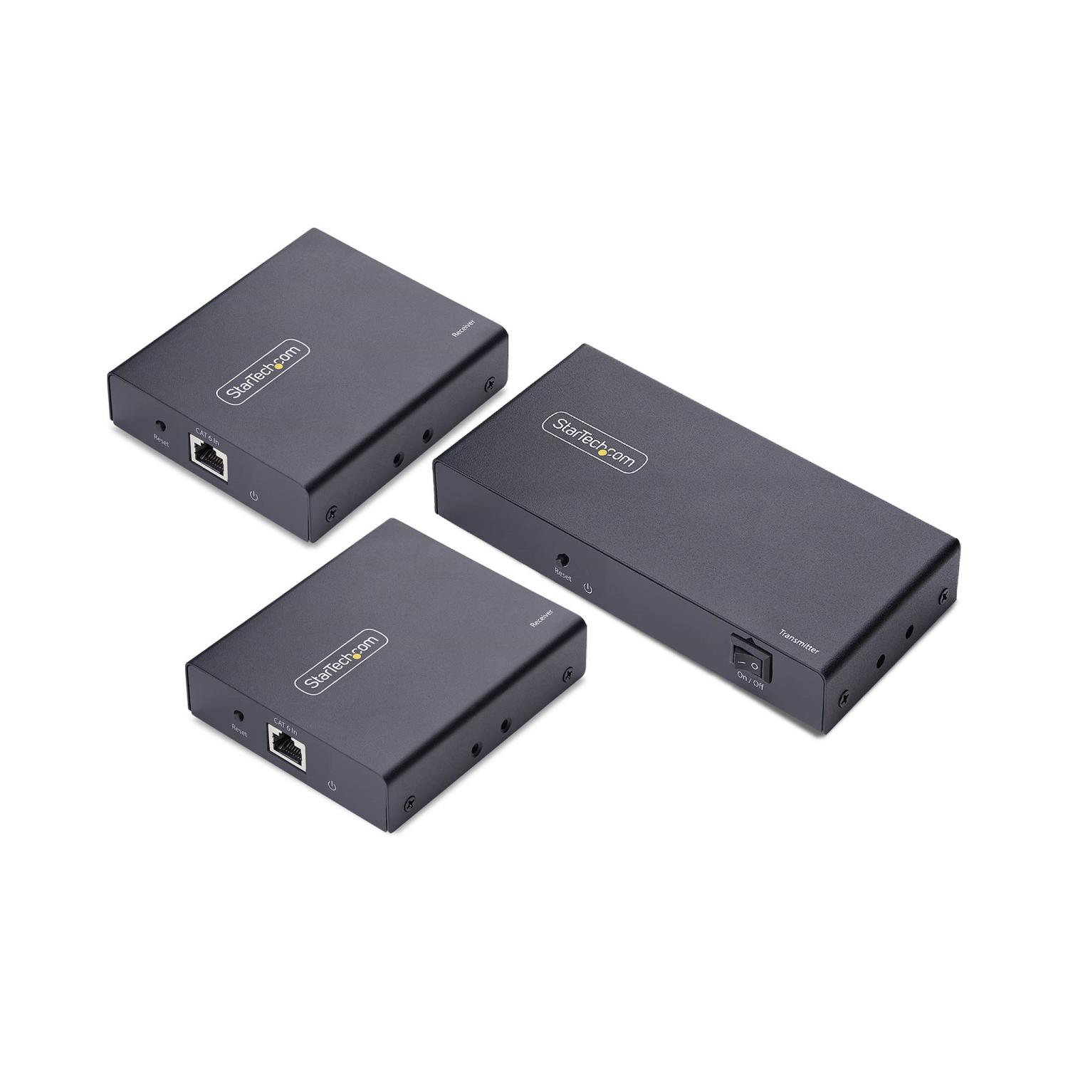 StarTech.com 2-Port AV Extenders - Black