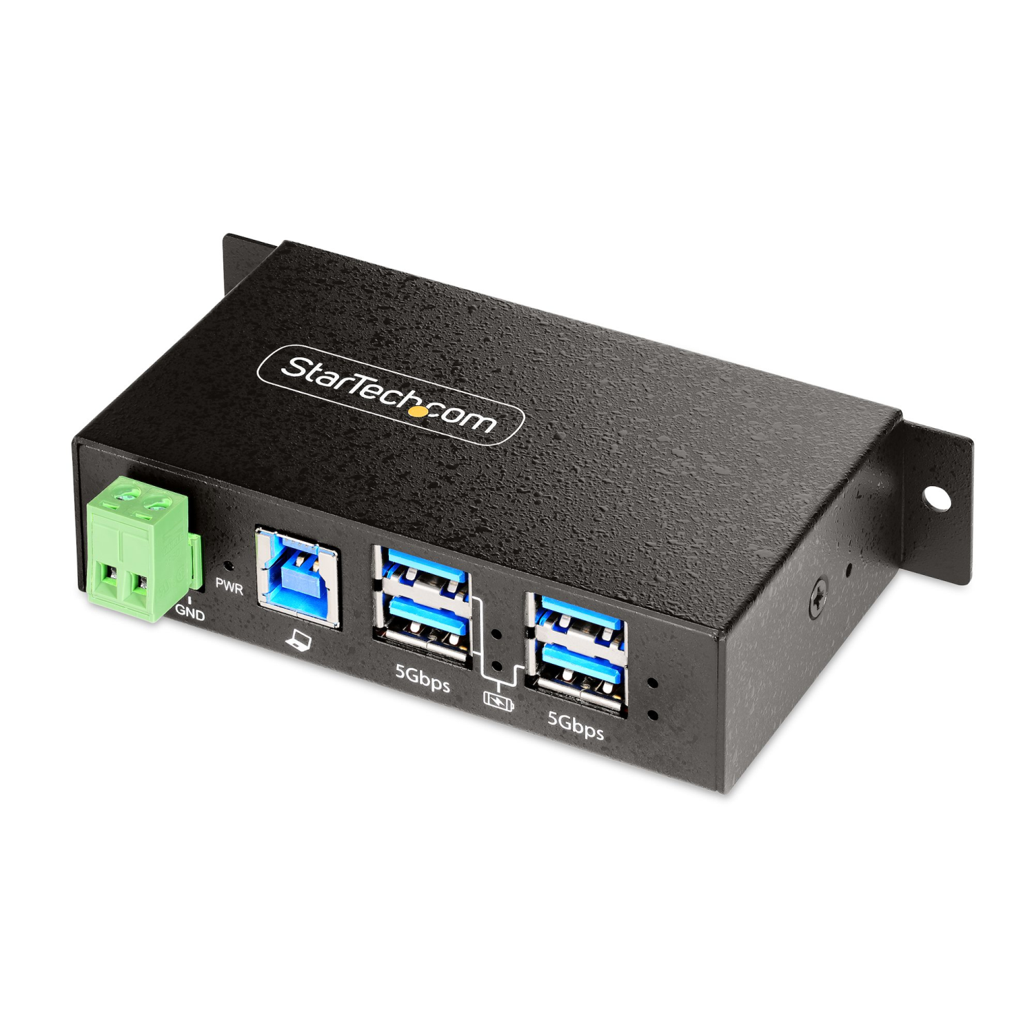 StarTech.com 5G4AINDRM-USB-A-HUB Interface Hubs - Black