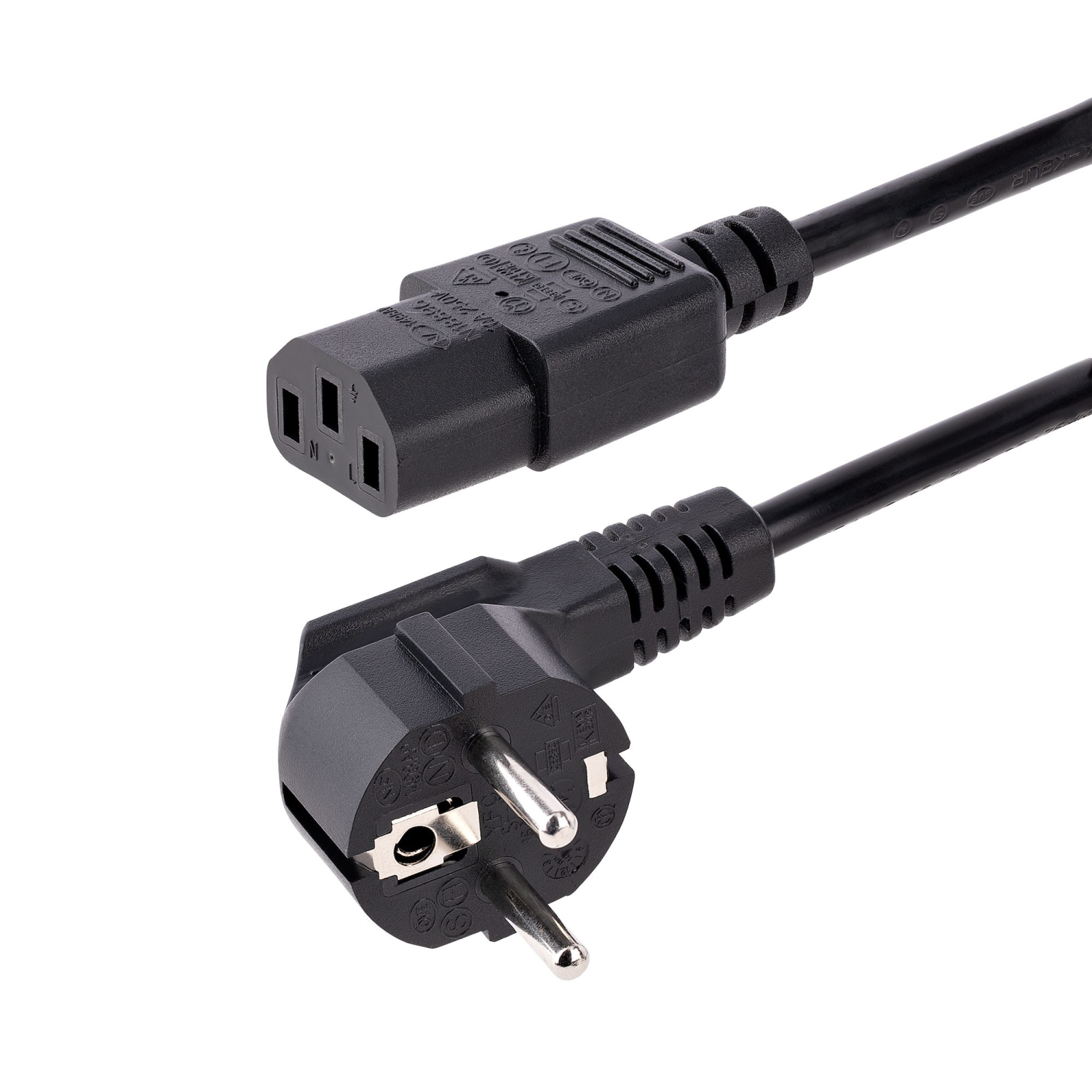 StarTech.com 10ft Power Cables - Black