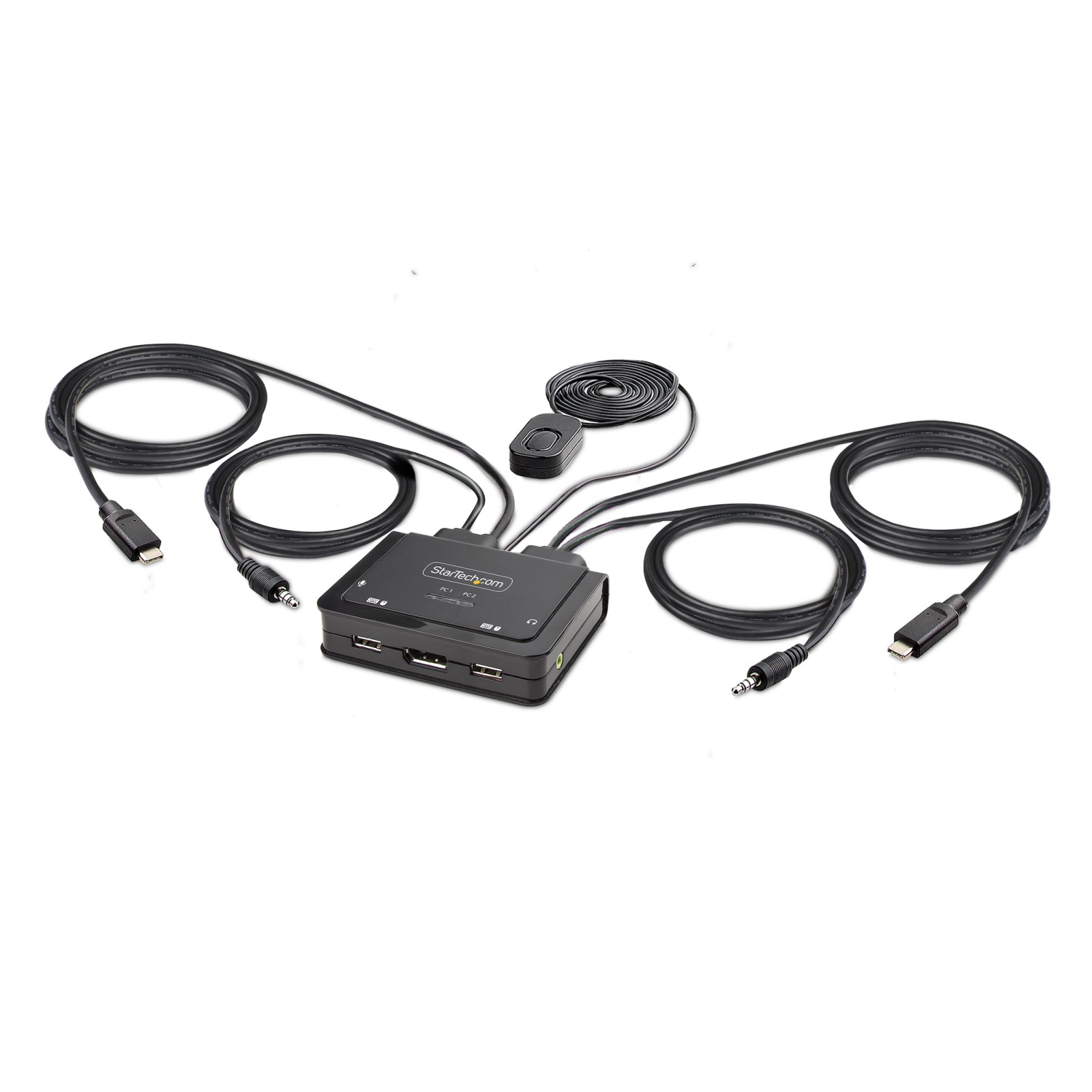 StarTech.com 2-Port KVM Switches - Black