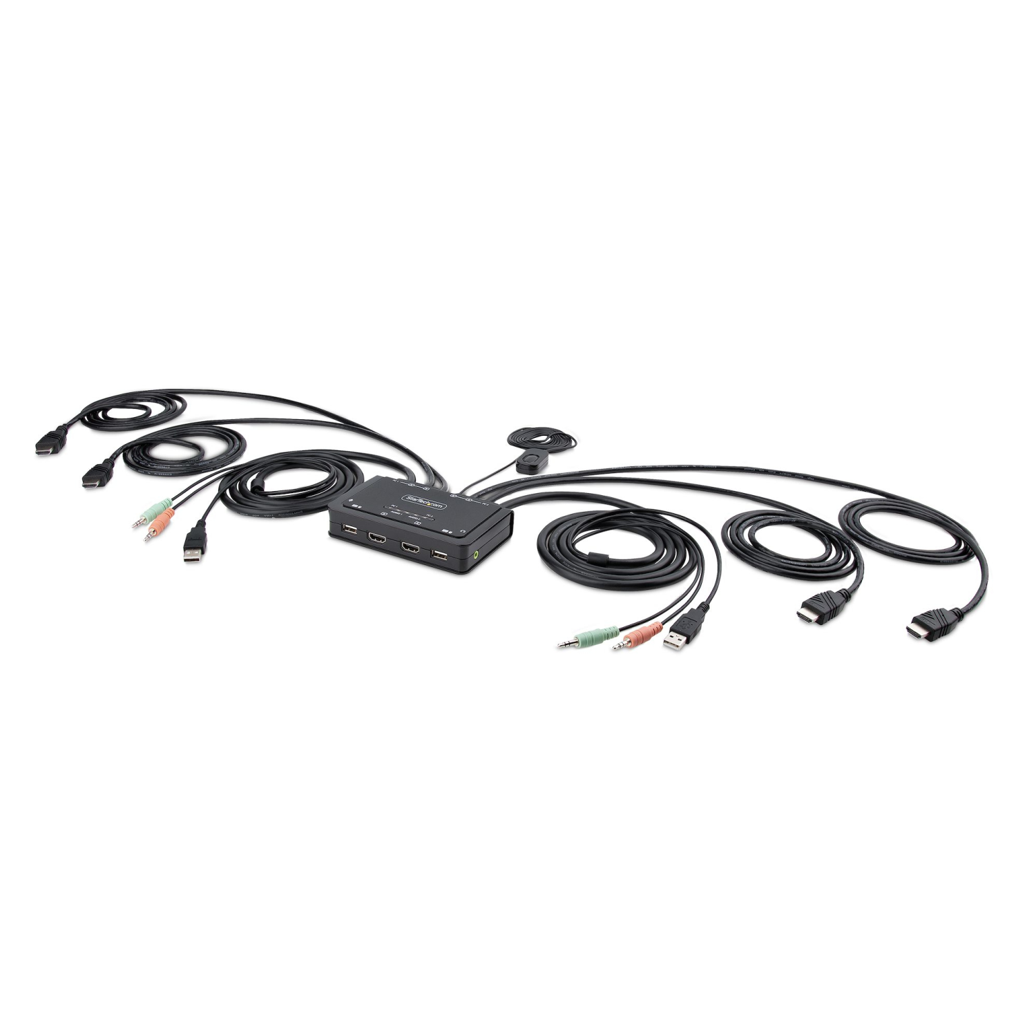 StarTech.com 2-Port KVM Switches - Black