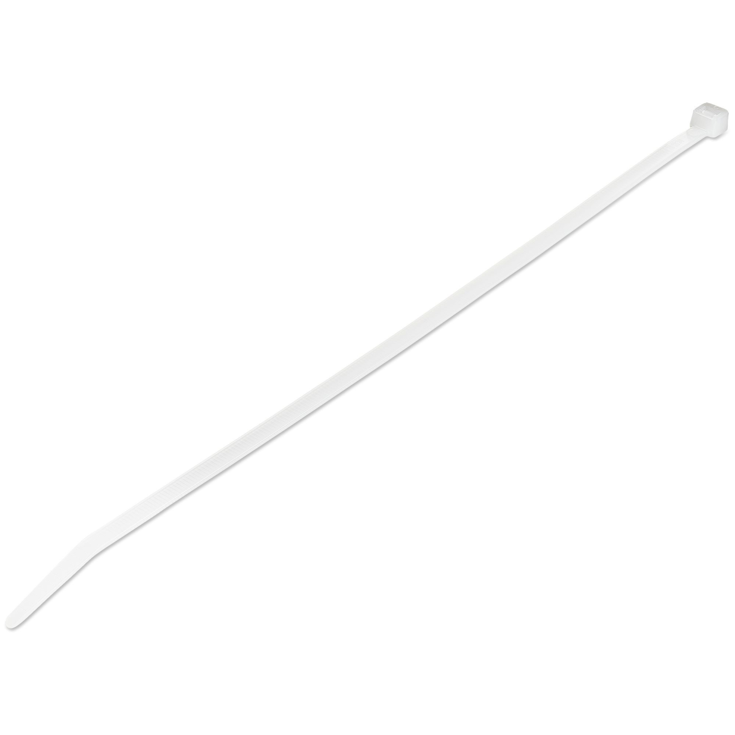 StarTech.com 25cm Cable Ties - White