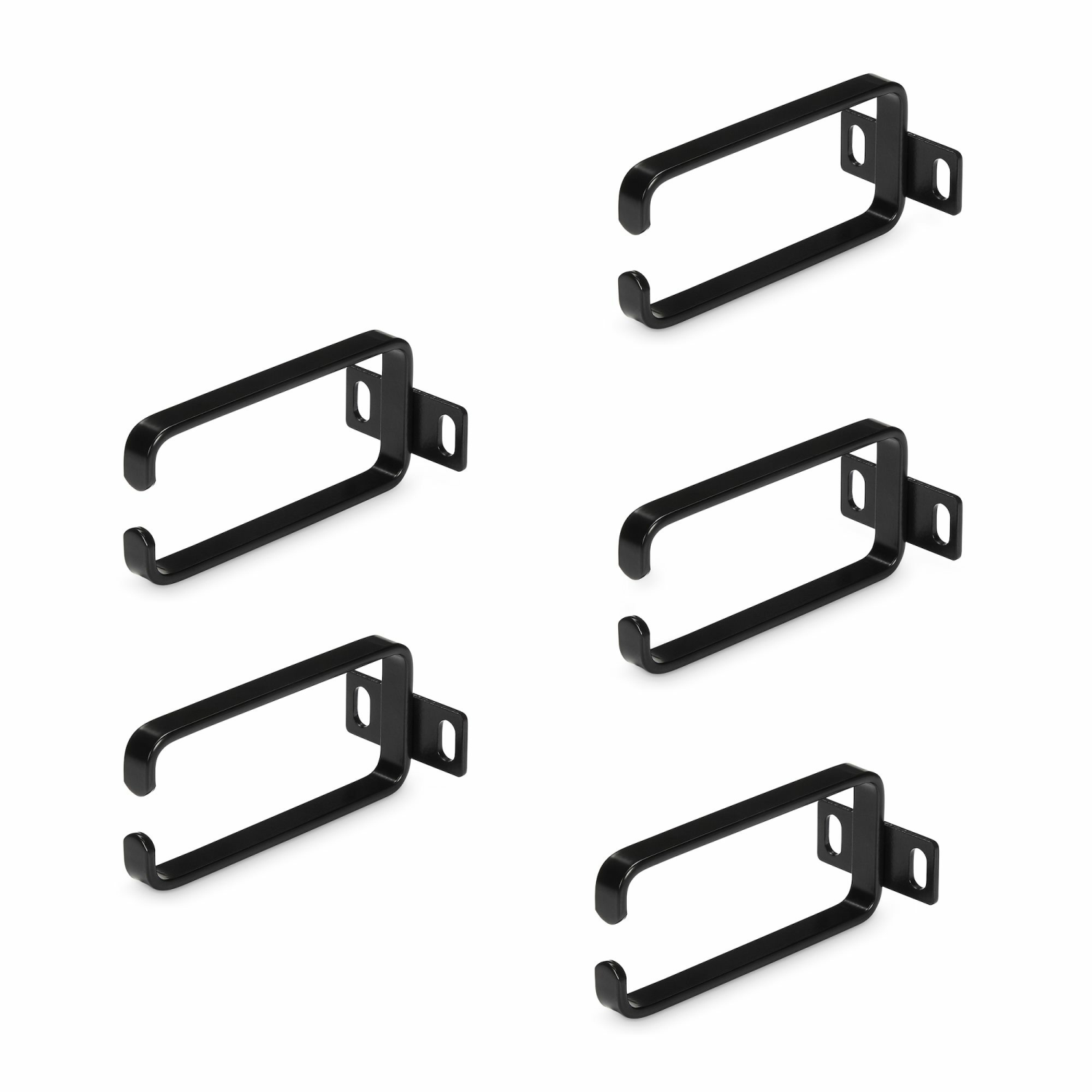 StarTech.com 5-Pack Rack Accessories - Black