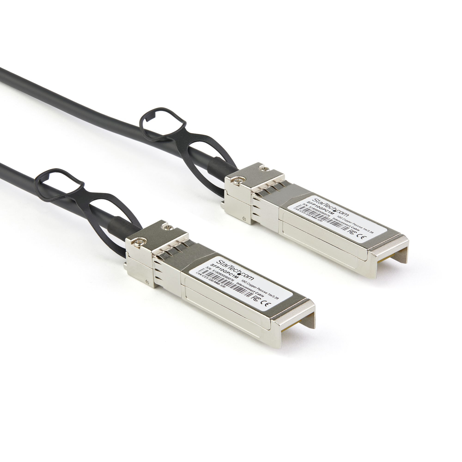 StarTech.com DAC-SFP-10G-3M Fibre Optic Cables - Black