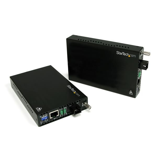 StarTech.com 20km Network Media Converters - Black
