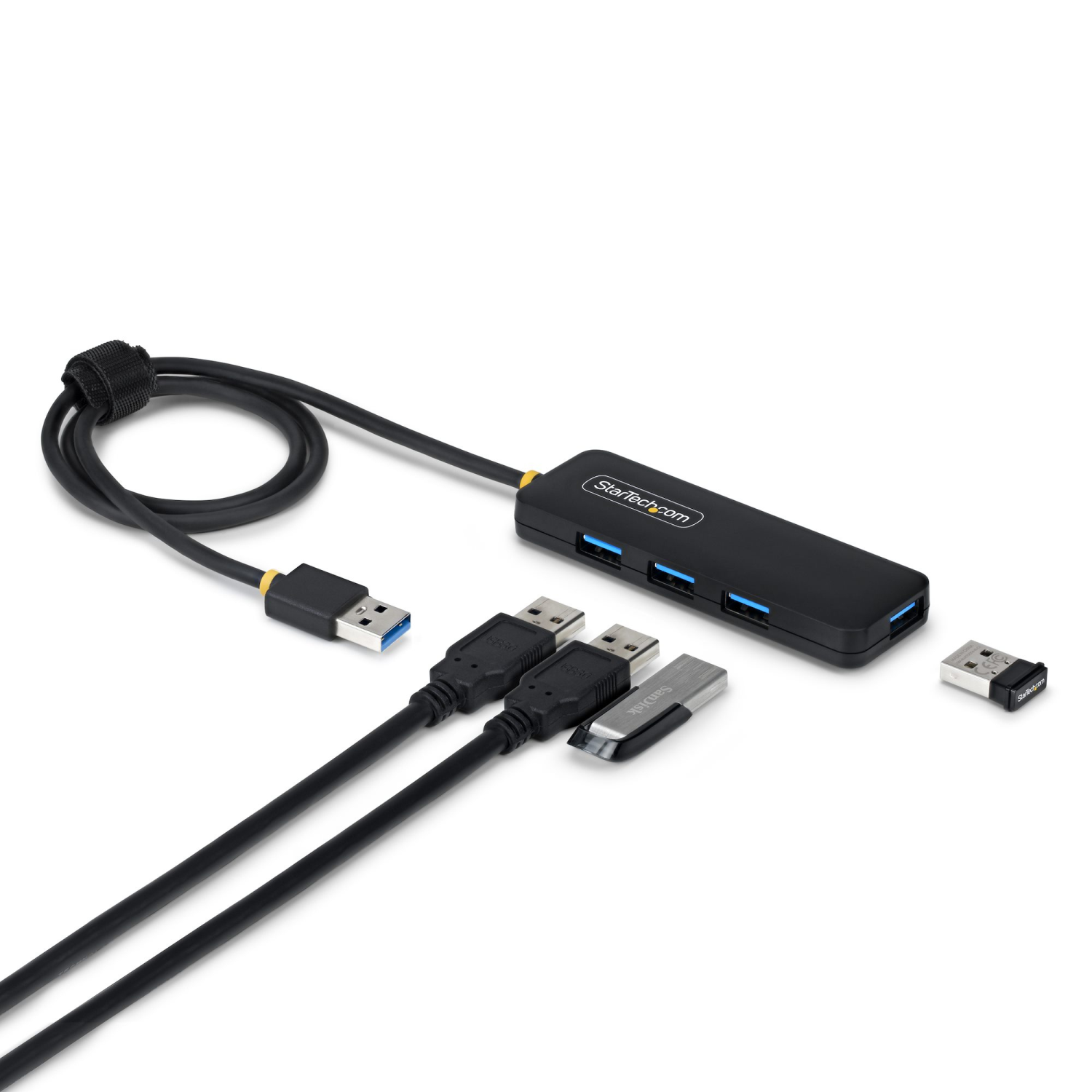 StarTech.com 4-Port Interface Hubs - Black
