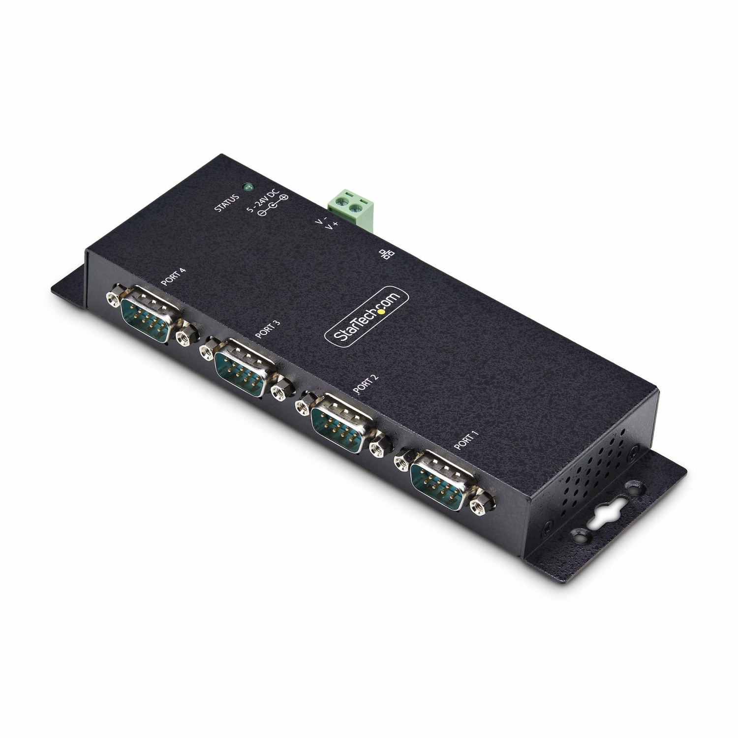 StarTech.com 4-PT Serial Converters/Repeaters/Isolators - Black