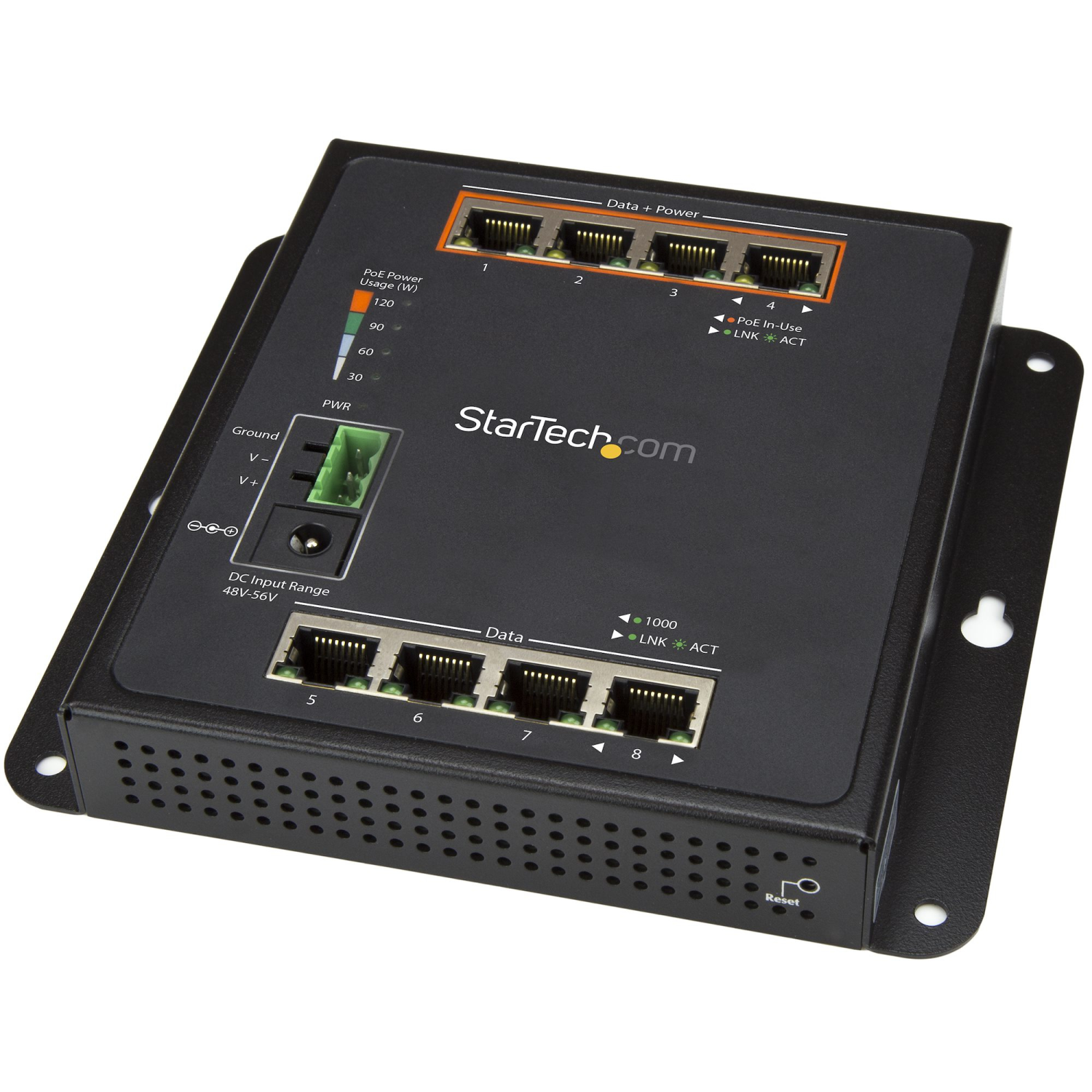 StarTech.com IP-30 Network Switches - Black