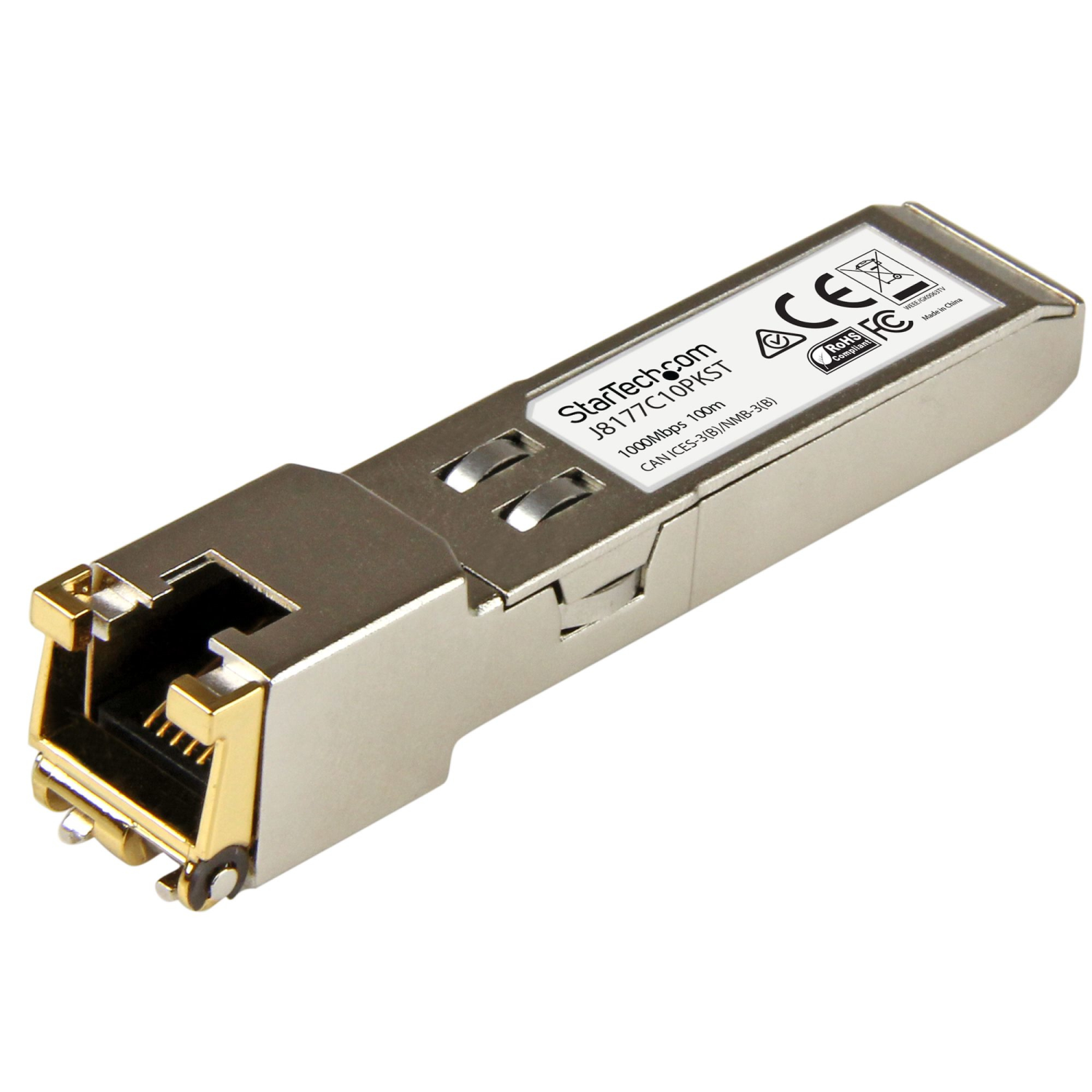 StarTech.com J8177C Network Transceiver Modules - Silver