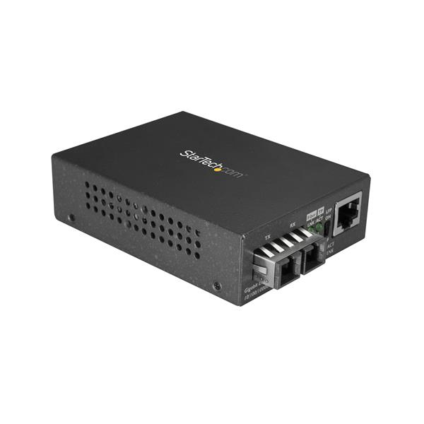 StarTech.com 1000Base-LX Network Media Converters - Black