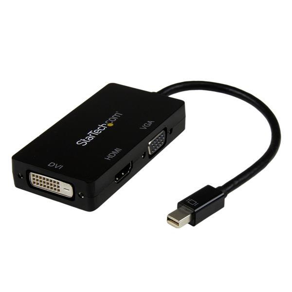 StarTech.com 3-in-1 Video Cable Adapters - Black