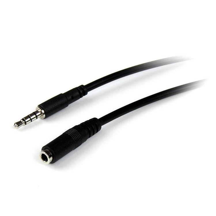StarTech.com 1m 3.5mm 4 Position TRRS Headset Extension Cable - M/F