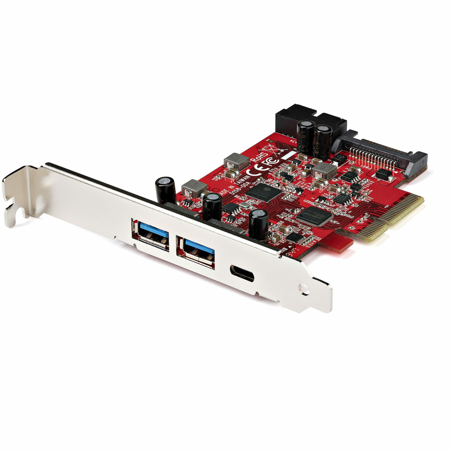 StarTech.com 5-Port Interface Cards/Adapters - Red
