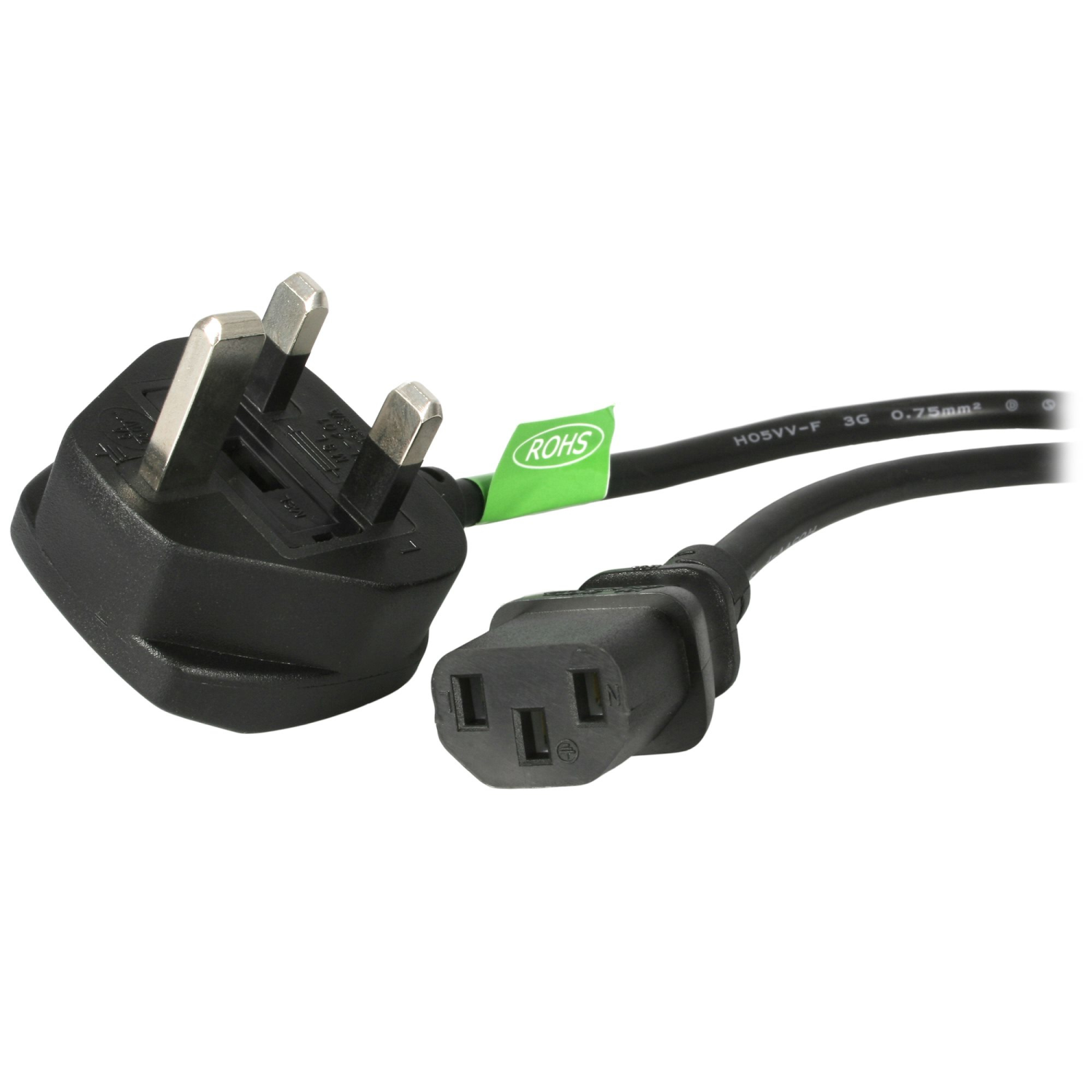 StarTech.com 18AWG Power Cables - Black